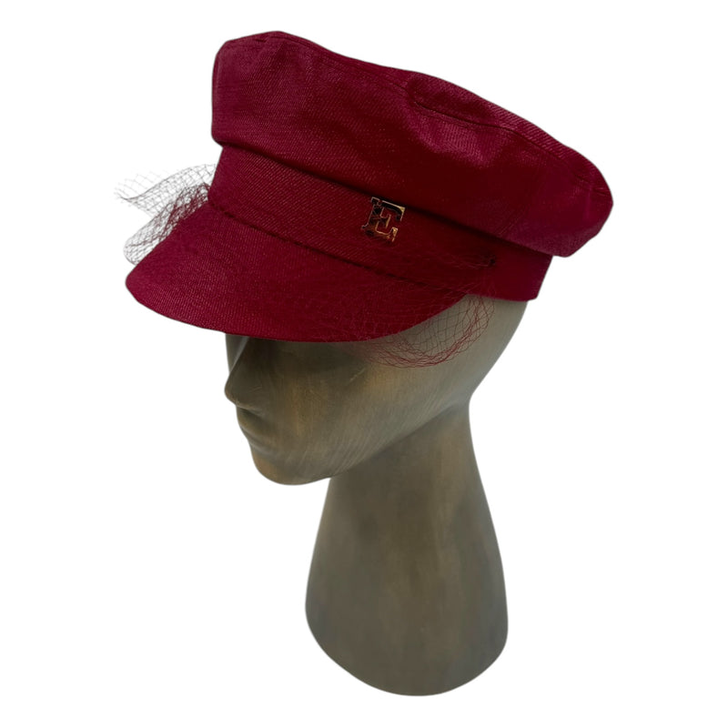 Burgundy Moscow cap