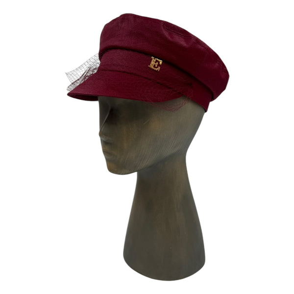 Burgundy Moscow cap