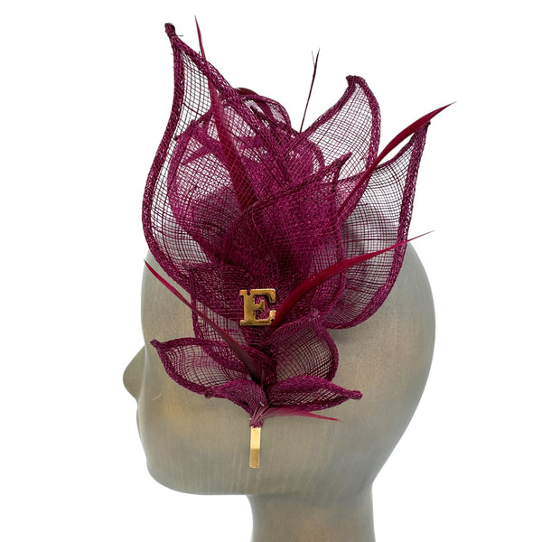 Fuchsia Folio fascinator