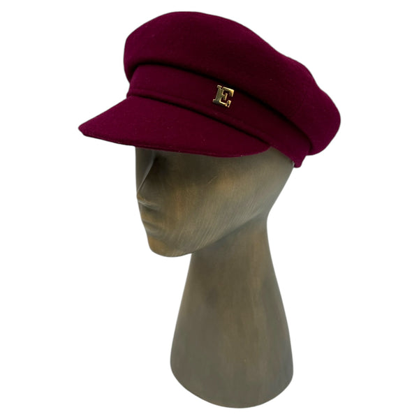 Burgundy Moscow cap