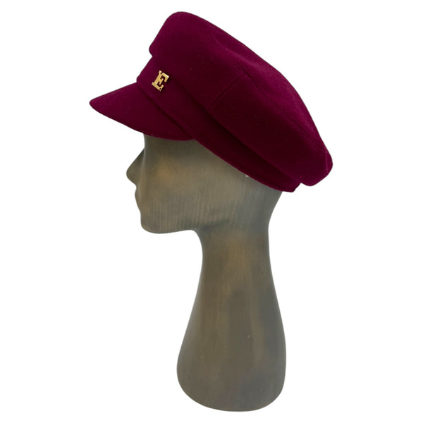 Burgundy Moscow cap