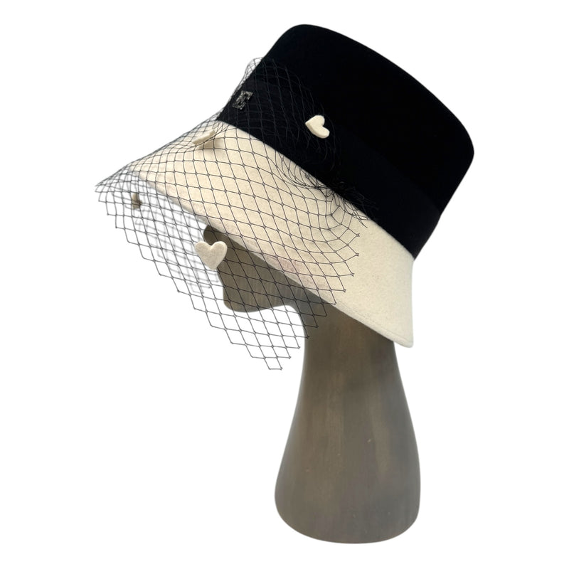 Lovely Black and white Bucket hat