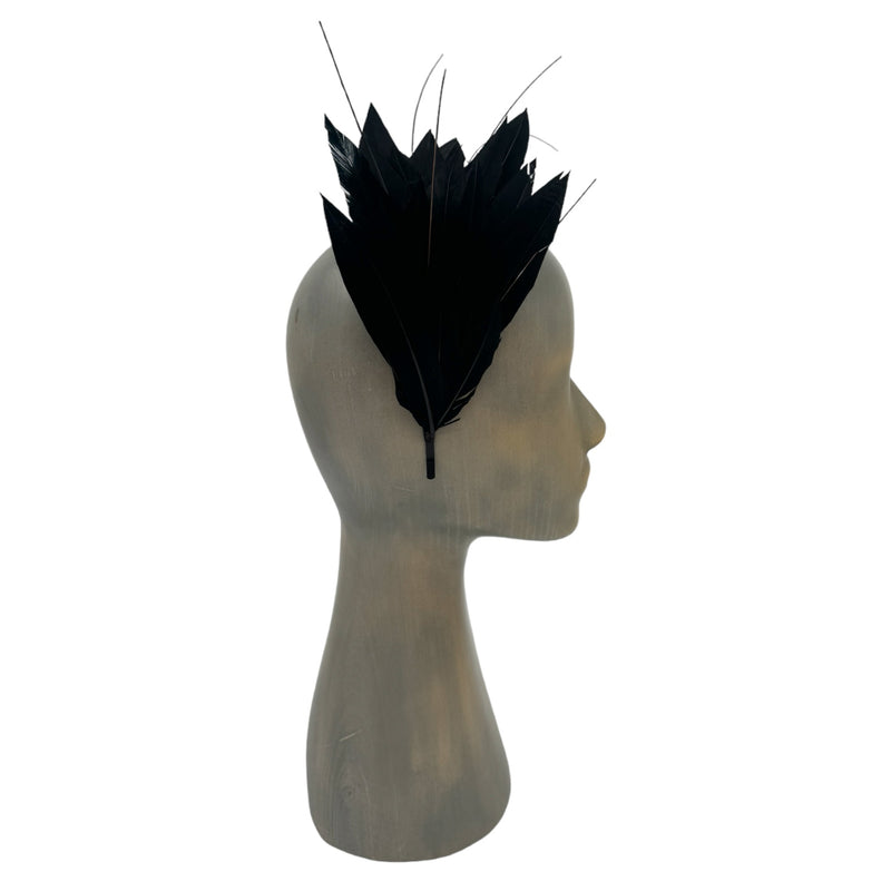 Black Feather fascinator