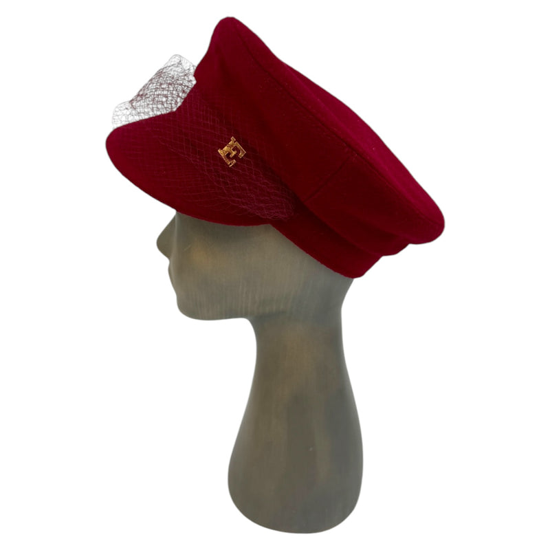 Burgundy Moscow cap