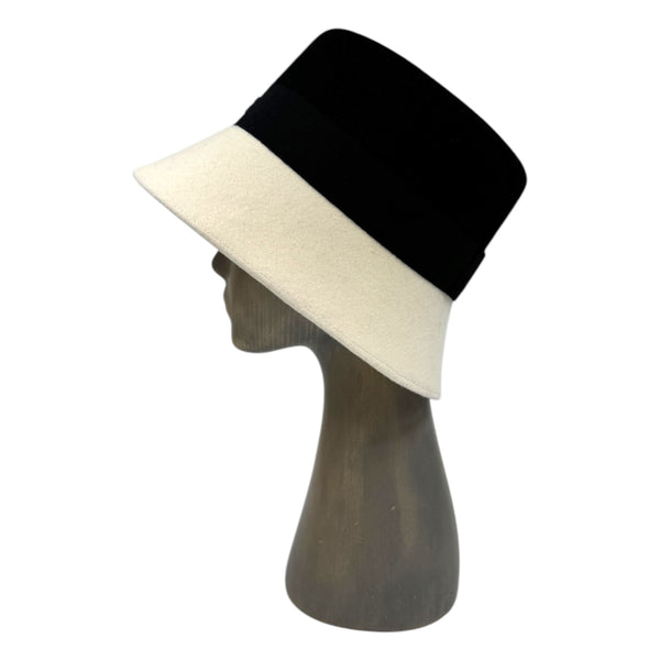 Black and white Bucket hat