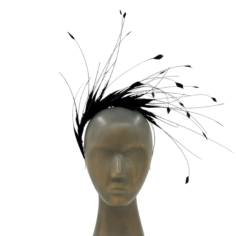 Black Feather fascinator