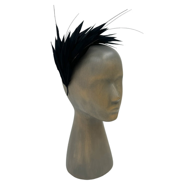 Black Feather fascinator