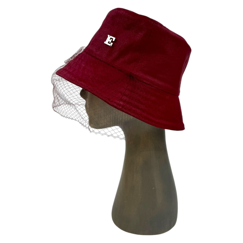 Burgundy Bucket sa mrežicom