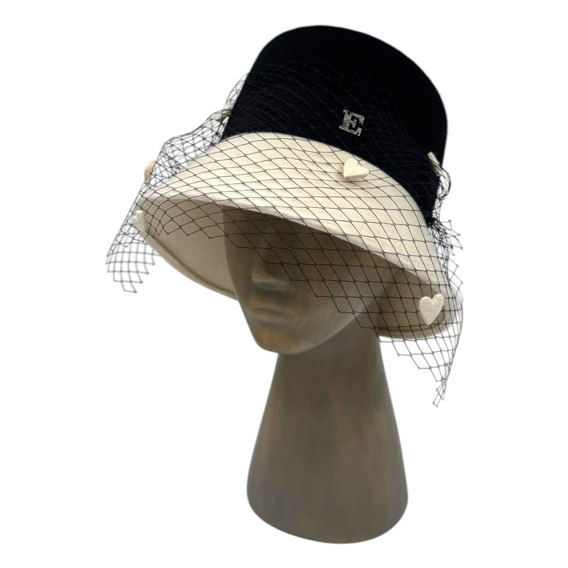 Lovely Black and white Bucket hat