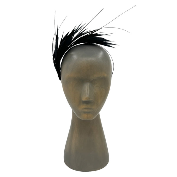 Black Feather fascinator