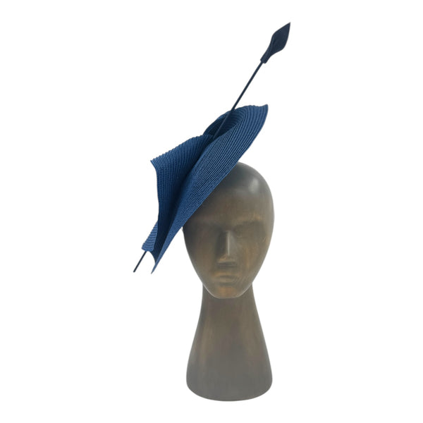 Blue fascinator